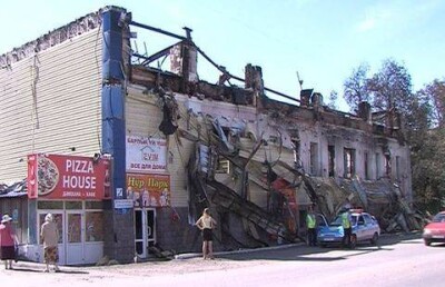  Пиццерия в Петропавловске могла сгореть из-за тополиного пуха
