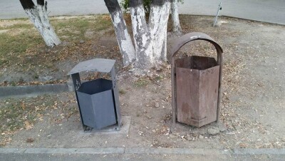 Новые территории Алматы оснастят отжившими свой век урнами