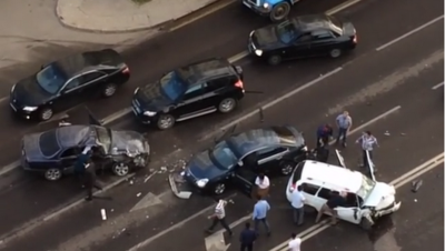 Массовое ДТП произошло в центре Астаны