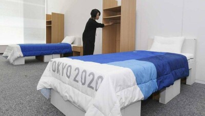Для спортсменов Олимпиады-2020 в Токио изготовят картонные кровати и пластиковые матрасы