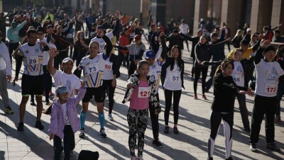 Второй массовый забег на небоскрёб Highvill Skyrunning провели в Астане