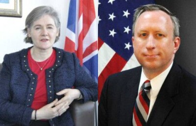Послы Великобритании и США посоревновались в произношении на казахском языке, поздравляя с Днём столицы