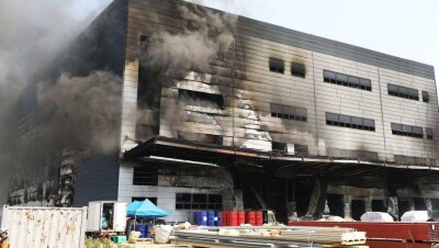 Двое казахстанцев погибли в пожаре на стройплощадке логистического склада в южнокорейском Инчхоне