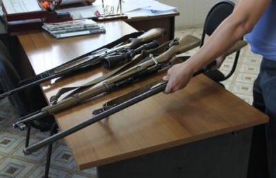 Арсенал оружия изъят у пенсионера в Павлодарской области