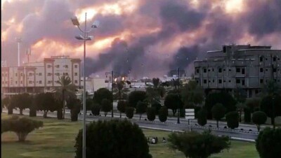 После атаки беспилотников загорелись сразу два НПЗ в Саудовской Аравии