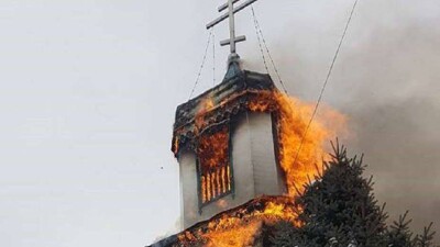 В Алматинской области вместо сгоревшего дотла храма построят новый