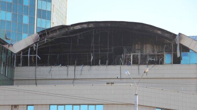 Видео пожара в Almaty Towers представила сторона потерпевших