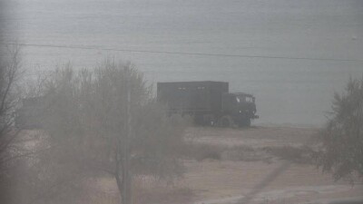 Секретная техника застряла на берегу Каспия в Актау