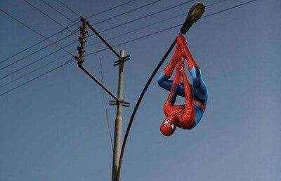 В Шымкенте появился свой "Человек-паук"