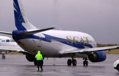 Рейс авиакомпании SCAT задержали на 9 часов из-за неисправности шасси