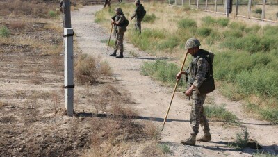 Сапёры собрали в Арыси более 5700 фрагментов боеприпасов