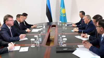 Нурсултан Назарбаев встретился с премьер-министром Эстонии Юри Ратасом