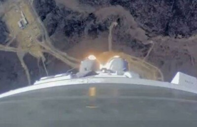 Роскосмос показал захватывающее видео пуска ракеты с бортовых камер