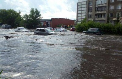 Усть-Каменогорск затопило второй раз за 10 дней 