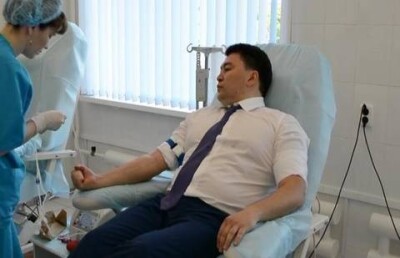 В СКО сдали кровь для больных раком детей 