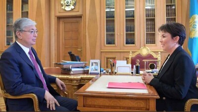 Касым-Жомарт Токаев встретился с Аружан Саин