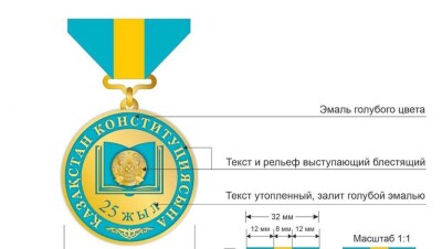 Токаев учредил юбилейную медаль к 25-летию Конституции Казахстана