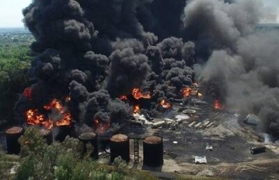 4 человека погибли в результате пожара на нефтебазе под Киевом