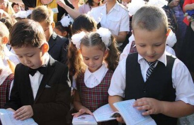 1 сентября первоклассникам вручат подарки от имени Нурсултана Назарбаева 