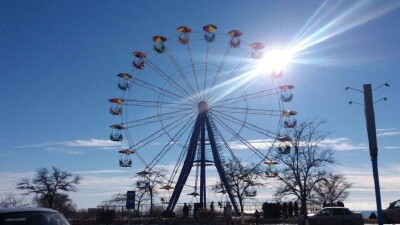 В Актау отложили запуск колеса обозрения из-за морозов