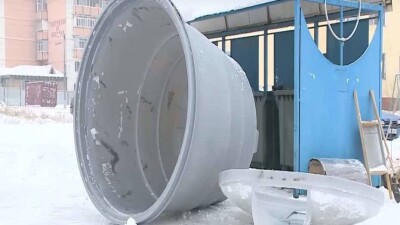 В Талдыкоргане приступили к установке подземных контейнеров для мусора