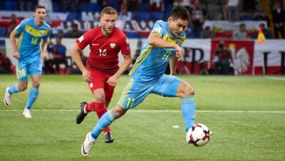 Польша разгромила Казахстан в отборочном цикле чемпионата мира по футболу