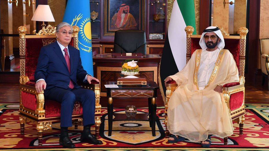 Касым-Жомарт Токаев встретился с эмиром Дубая Мухаммедом бен Рашидом Аль Мактумом