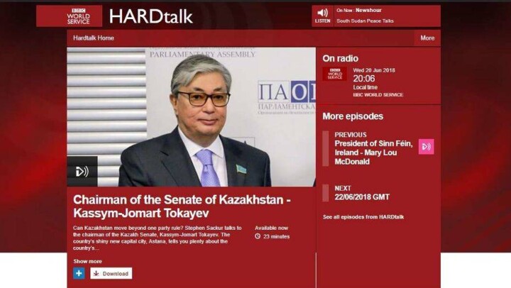 Касым-Жомарт Токаев: Не верю, что Нурсултан Назарбаев будет участвовать в выборах 2020 года