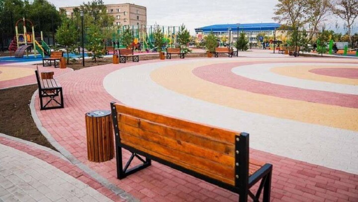 На месте болот и пустырей благоустраивают парки и большие дворы в Нур-Султане