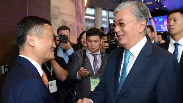 Касым-Жомарт Токаев встретился с основателем Alibaba Group Джеком Ма