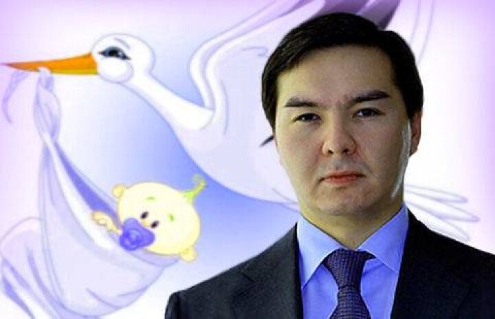 У внука Президента Нурали Алиева родился сын 