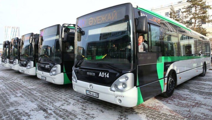 В Астане временно изменили движение трёх автобусных маршрутов