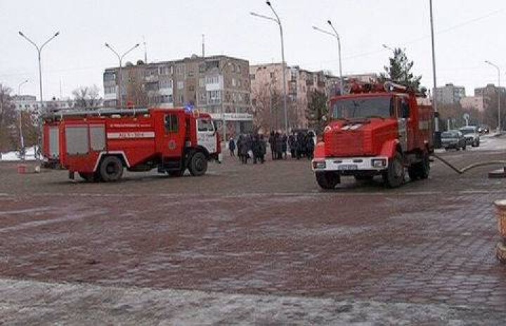 В Темиртау загорелся акимат