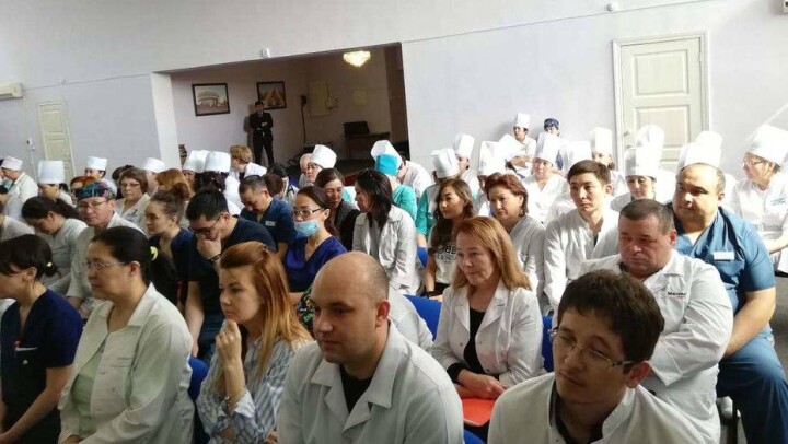 Медики Карагандинской области поддержали выдвижение кандидатуры на выборы Президента страны от партии Nur Otan