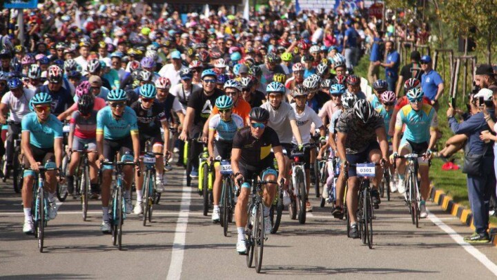 1400 человек совершили велопробег на благотворительном фестивале Burabike