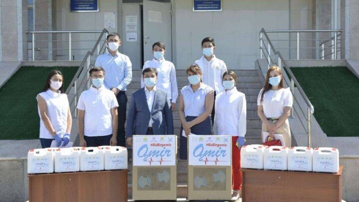 В Туркестане нуротановцы начали реализацию проектов О2MIR и Shipa, направленных на борьбу с пандемией