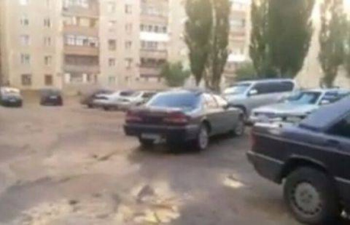 Машина без водителя совершила ДТП в Павлодаре