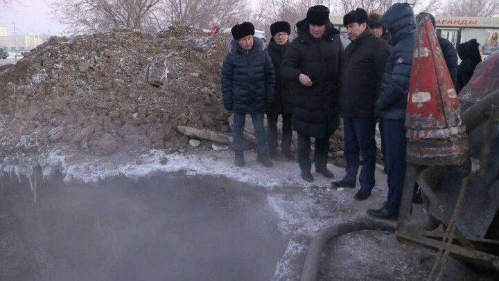 В Караганде полностью восстановили подачу тепла после аварии