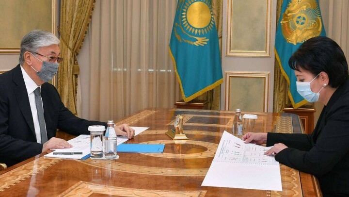Президент принял акима Кызылординской области Гульшару Абдыкаликову