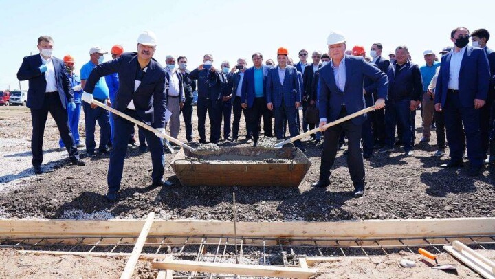 В Туркестанской области началось строительство нового микрорайона для пострадавших от наводнения 