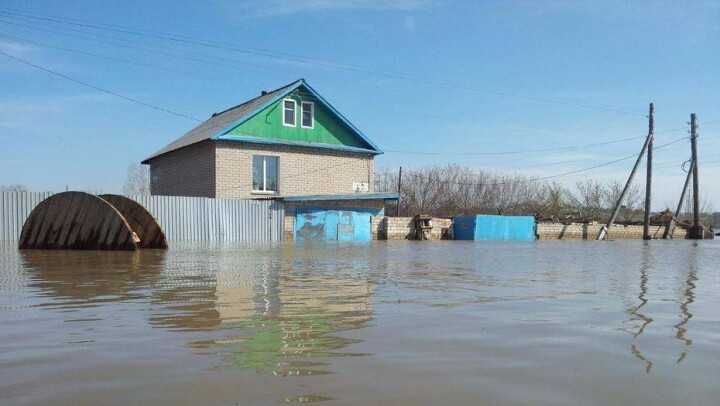 В Петропавловск пришла вторая волна паводка 