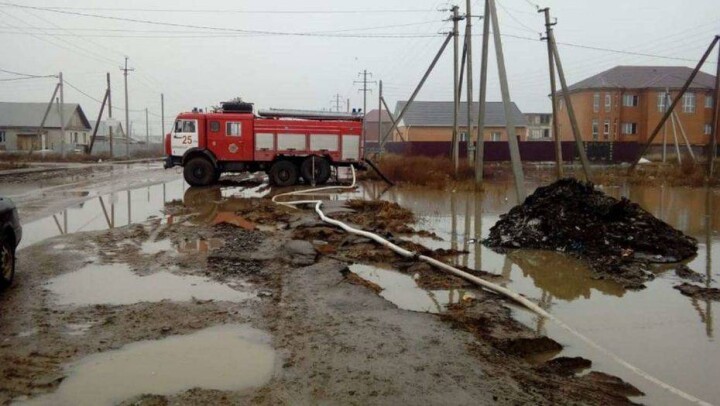 Уровень воды в реке Жабай в Акмолинской области поднялся на полтора метра за сутки