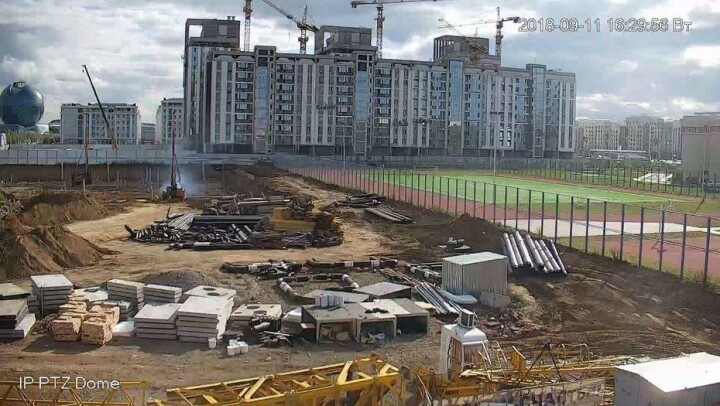 На стройках в Казахстане установят видеокамеры, чтобы следить за качеством работ