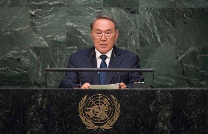 Выступление Назарбаева на Генассамблее ООН неожиданно прервали