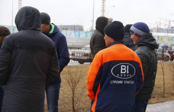 Подрядчики BI Group устроили забастовку в Астане