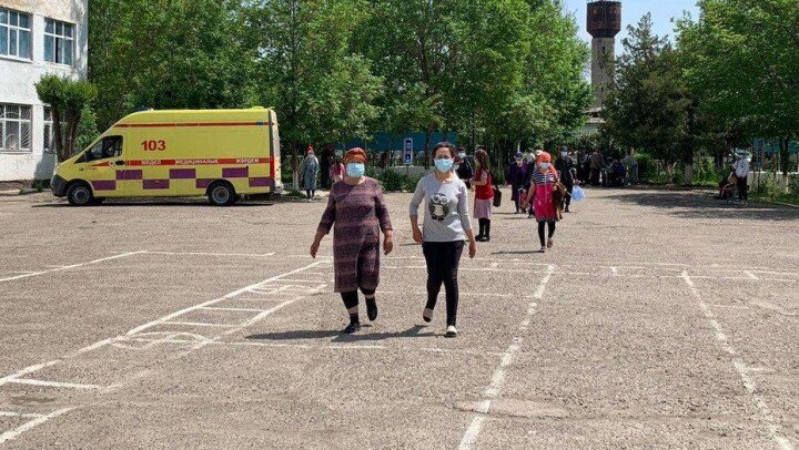 В больнице Мактааральского района, где объявили ЧС из-за угрозы затопления, нет пациентов с Covid-19