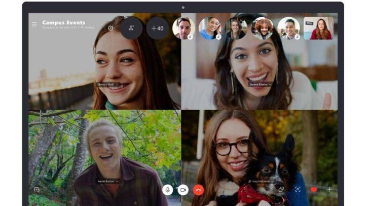 Skype увеличил лимит группового видеочата до 50 участников