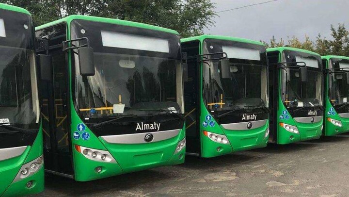 Вместо коптящих автобусов в Алматы выпустят новые Yutong