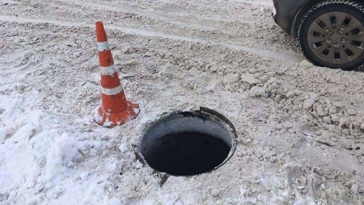 "Астана су арнасы" предупреждает жителей Нур-Султана об открытых люках из-за уборки снега