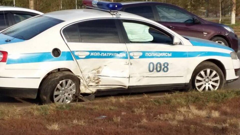 Установлен виновник ДТП с участием полицейской машины в Астане